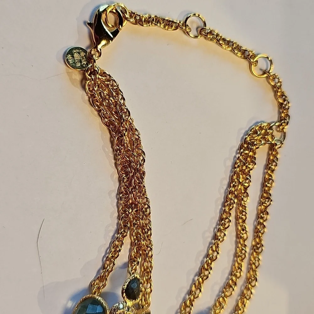 Alexis Bittar Green Stone Necklace - Picture 4 of 6